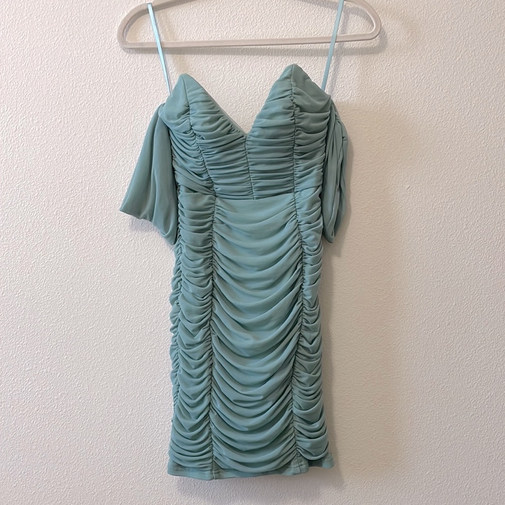 Hello Molly, off the shoulder, US 4, Teal